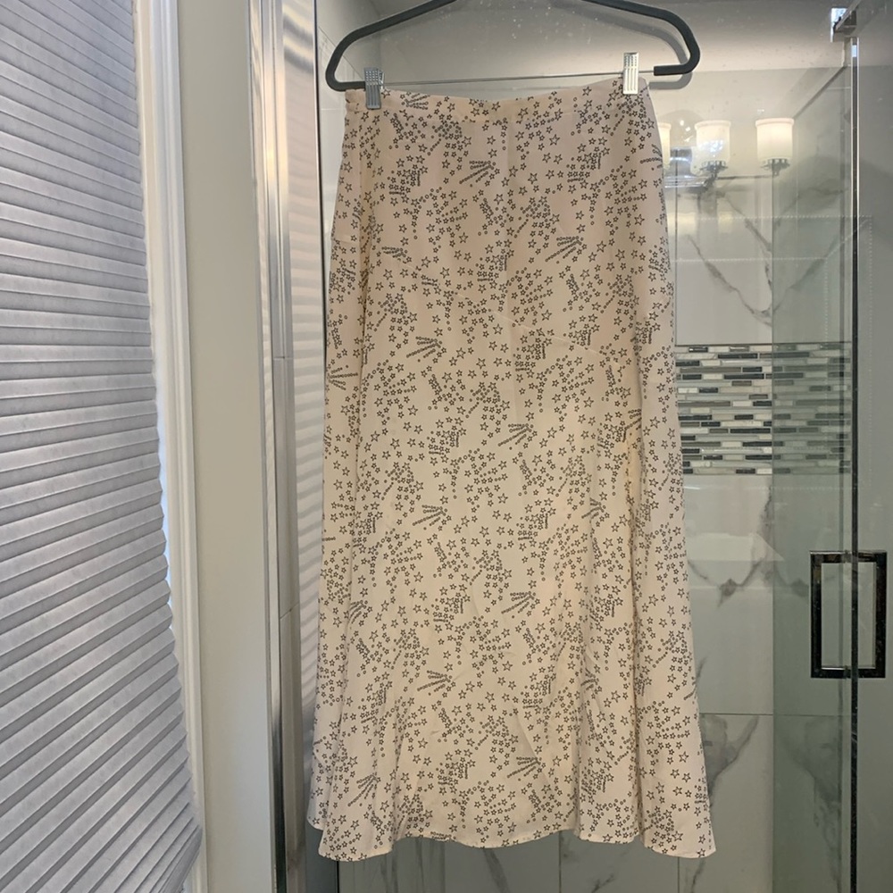 Maxi Skirt Star Print Brand Promesa size Large